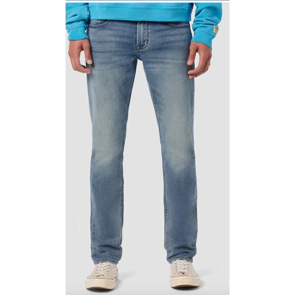 NWT Hudson Blake Slim Straight Jeans Men's Light Wash 40x34 - Picture 1 of 7